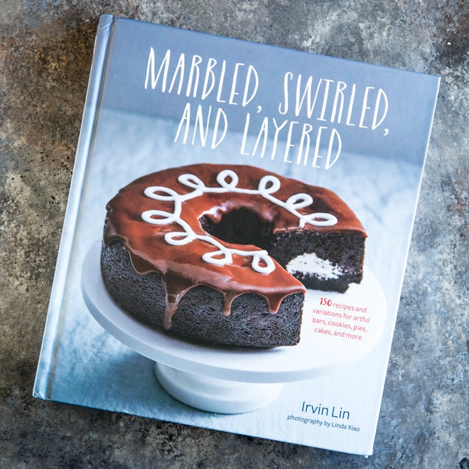 A picture of the cookbook Marbled, Swirled, and Layerd by Irvin Lin