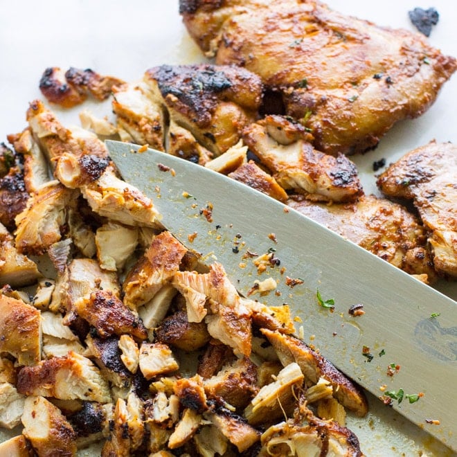 Make your own Chipotle Chicken recipe at home. The marinade is quick and easy and tastes even better than the real thing!