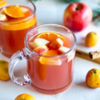 Mexican Christmas Punch (Ponche Navideño) is a warm, deliciously fruity, naturally sweetened punch perfect for cold weather and especially the holidays!
