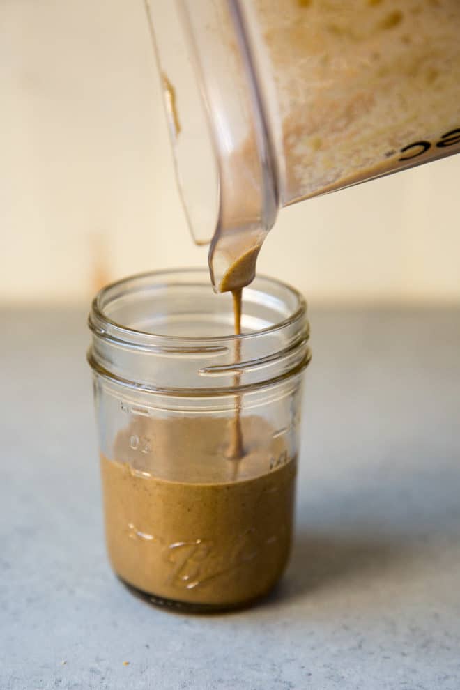 Homemade tahini is an amazing pantry staple that adds richness and dimension to hummus, cookies, and salad dressings. If you have a high powered blender or food processor, tahini is also wonderfully simple to make. This recipe is  vegan, gluten-free, and completely delicious.
