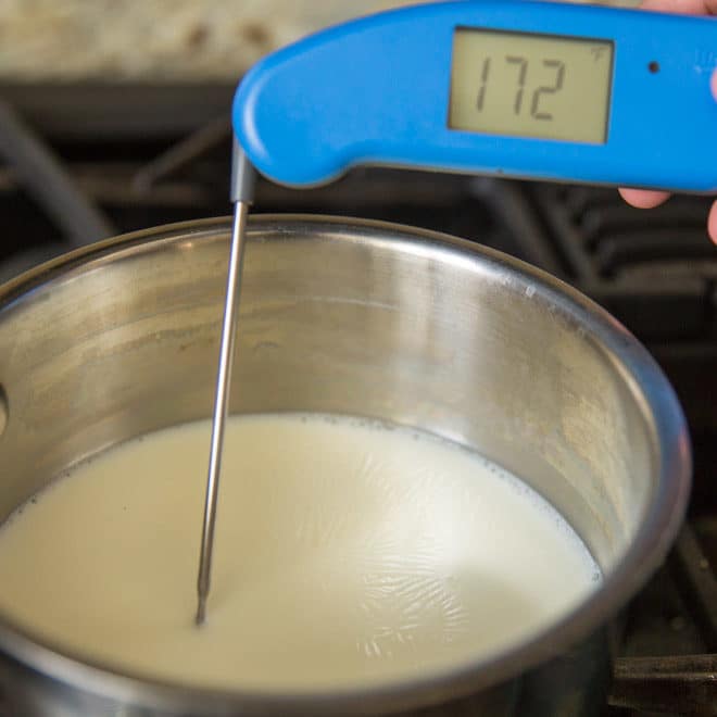 If you've ever wondered what it means to scald milk, it's a tried and true technique that yields the fluffiest breads, rolls, and cakes you've ever tasted. This old-fashioned technique still has its place in the kitchen, and it's remarkably easy to do. 