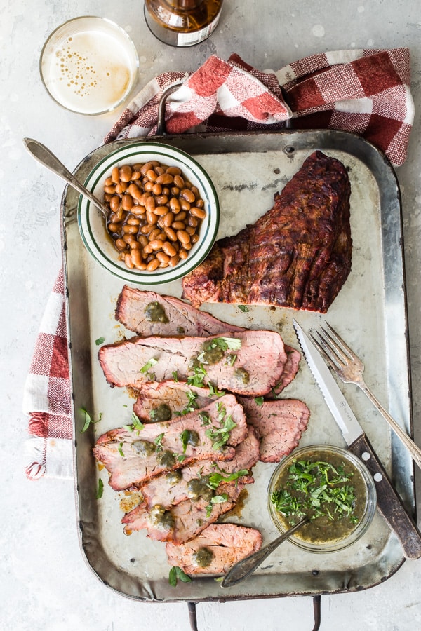 Tri-tip is a quality cut of meat with the big, bold, juicy flavor of grilled steaks--what better way to enjoy it this summer than making a Smoked Tri-Tip in the backyard? Fire up that smoker--you know you want to. 