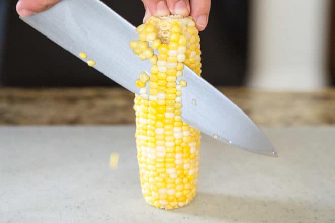 How to Cut Corn Culinary Hill 10