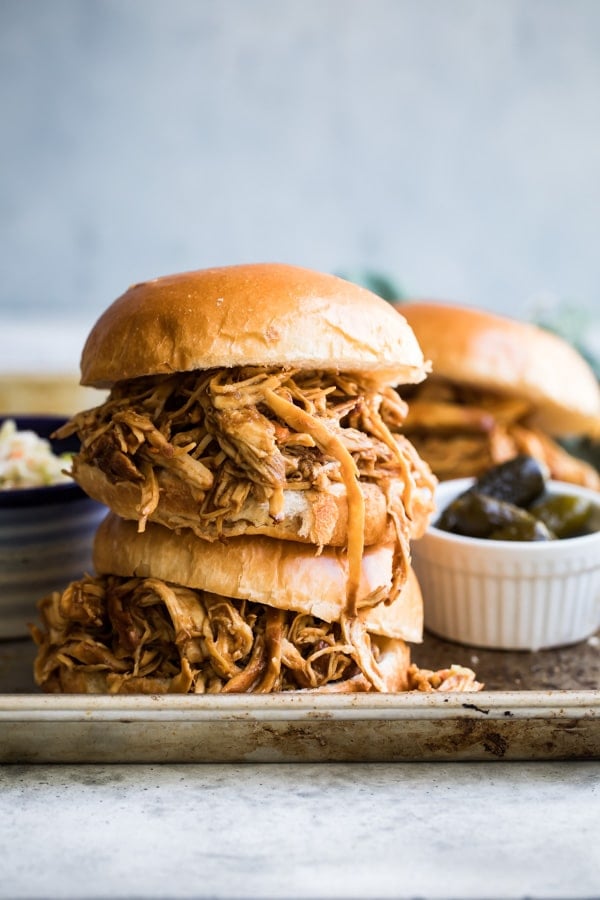 Slow Cooker Pulled Chicken | Culinary Hill