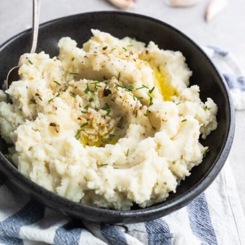 Cauliflower Mashed Potatoes Recipe | Culinary Hill