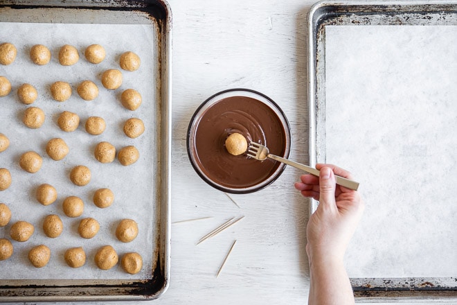 Bakers know the key to someone's heart: a plate of No Bake Chocolate Peanut Butter Balls, the most thrillingly addictive candy on the planet. There's no wrong way to make them, just as long as you start with this recipe and no-bake them with all the love in your heart.