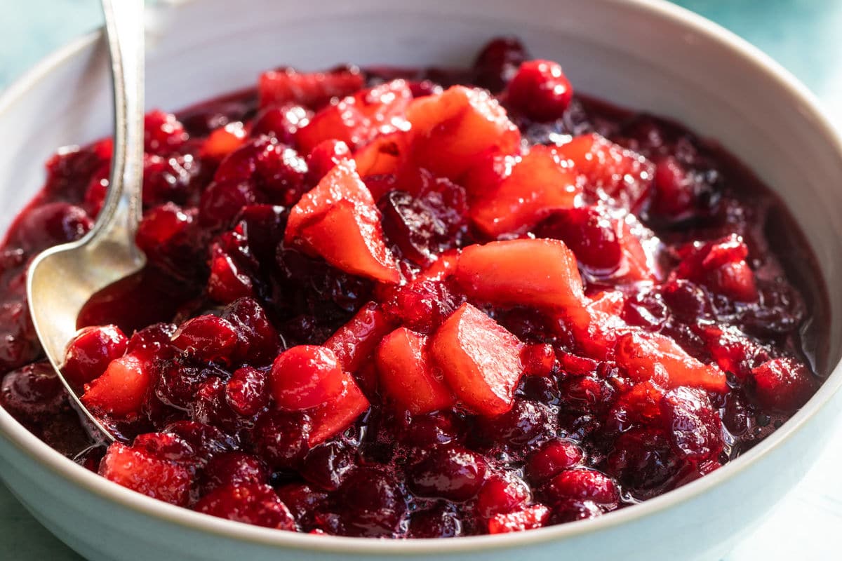 Cranberry Sauce with Apples - Culinary Hill