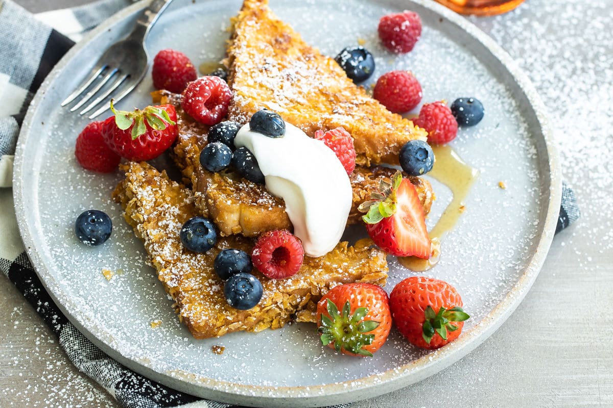 Cornflake Crusted French Toast | Culinary Hill