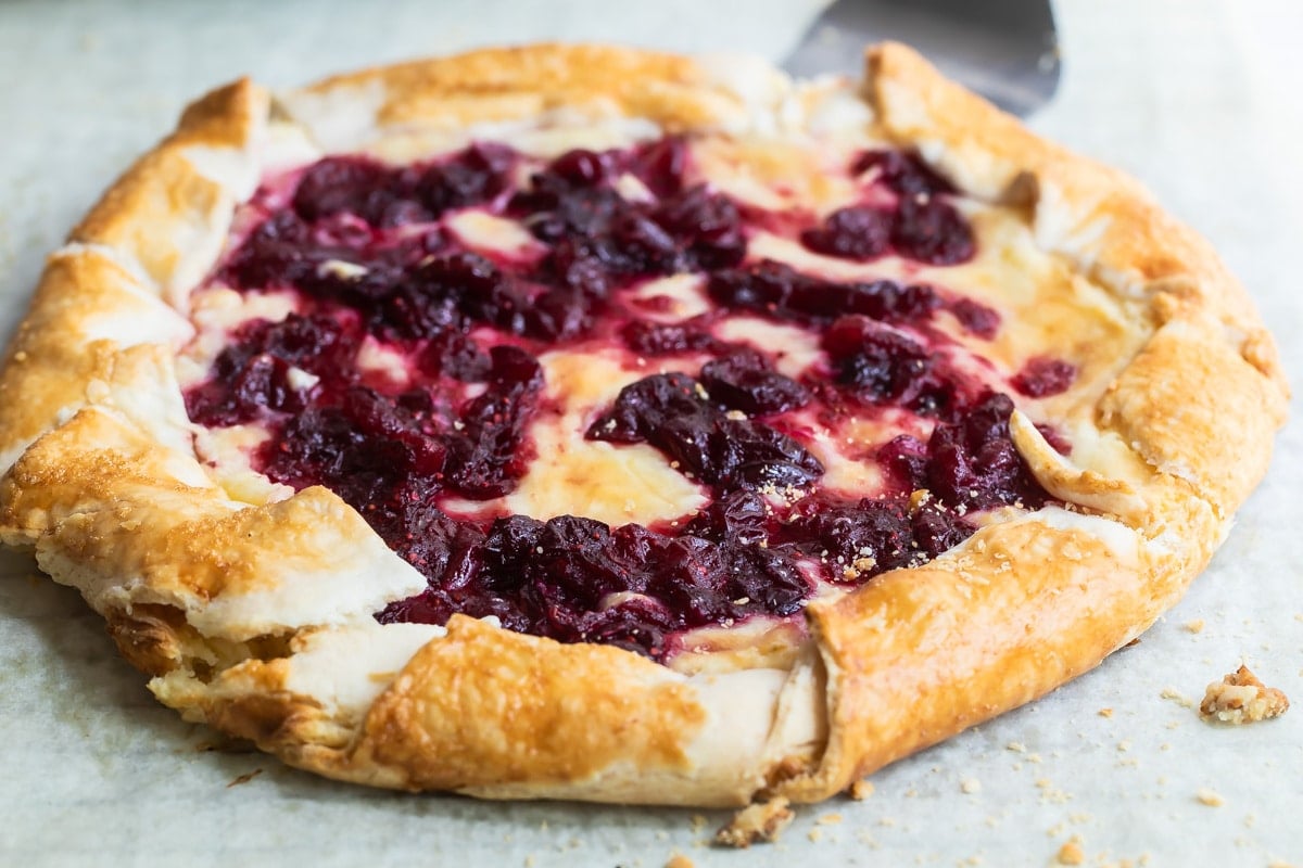 Cranberry Cheesecake Galette