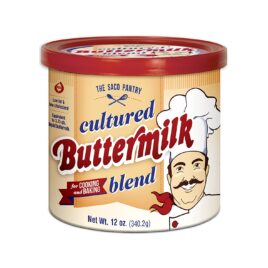 Saco Cultured Buttermilk in a can.