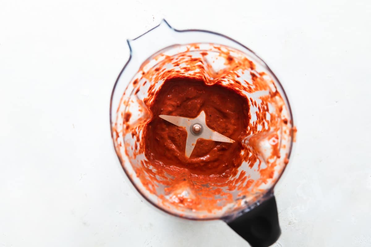 Achiote paste blended with chiles.