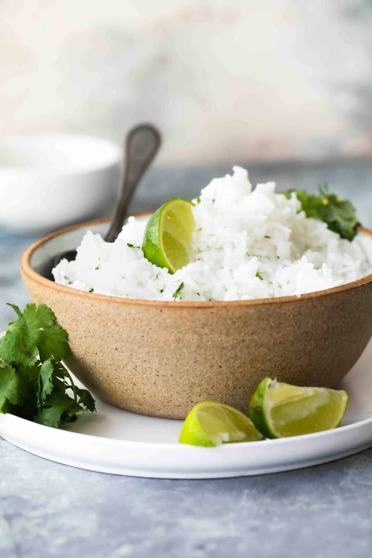 A bowl of Cilantro-Lime Rice.