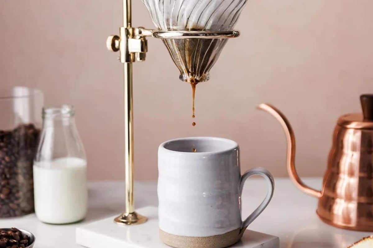 A pour over stand is a great gift for coffee lovers