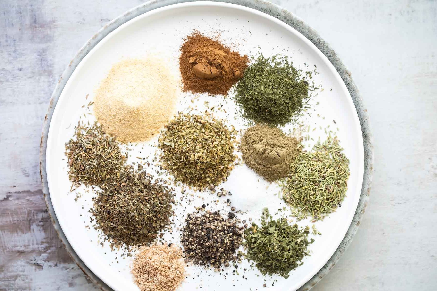 Greek Herbs and spices used in Greek Recipes