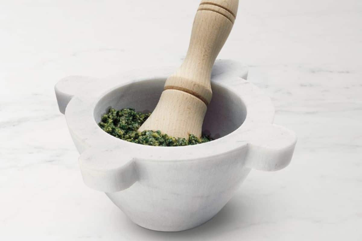 Williams Sonoma Marble Mortar and Pestle